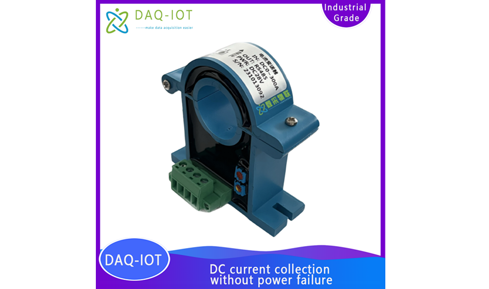 Industrial RS485 Modbus DC Current Sensor for Solar Battery and Energy Monitoring