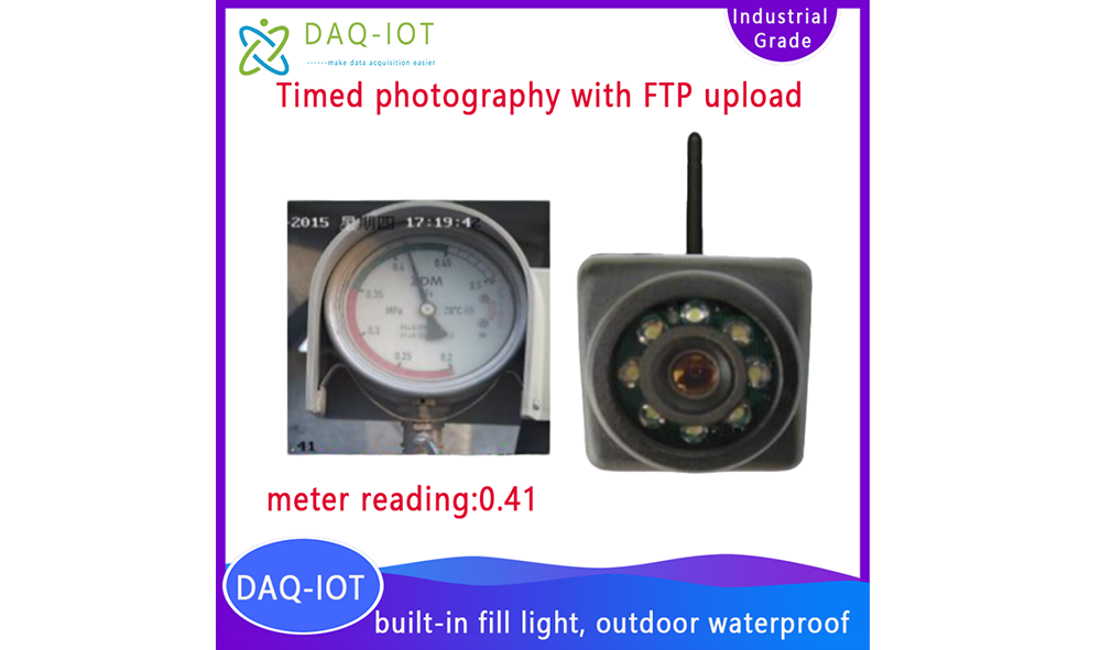 Industrial IoT Timelapse Camera with WiFi & FTP Upload | Remote Monitoring Gauge Reading Camera
