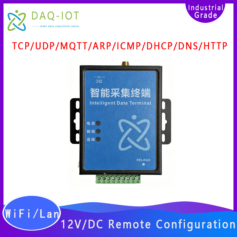 Industrial WiFi Ethernet IoT Gateway | TCP UDP MQTT HTTP Data Gateway | Modbus RS485 to Cloud